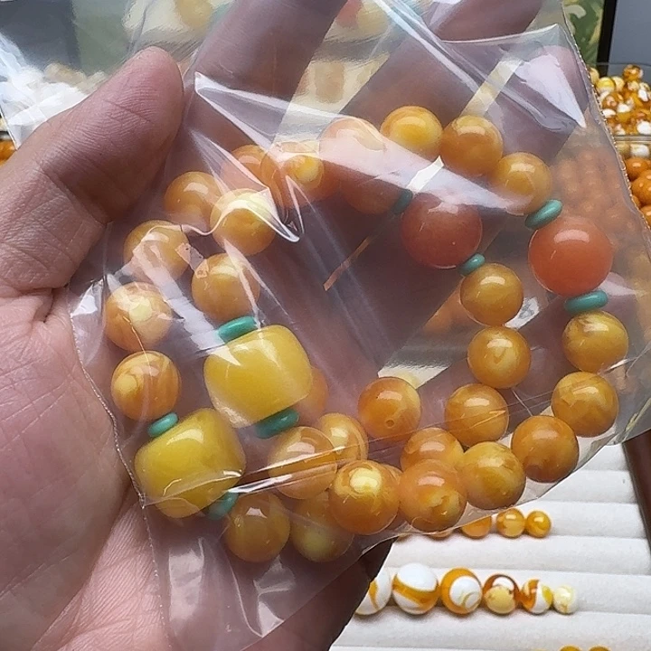 s***y非金属精品老蜡色素串搭配一条