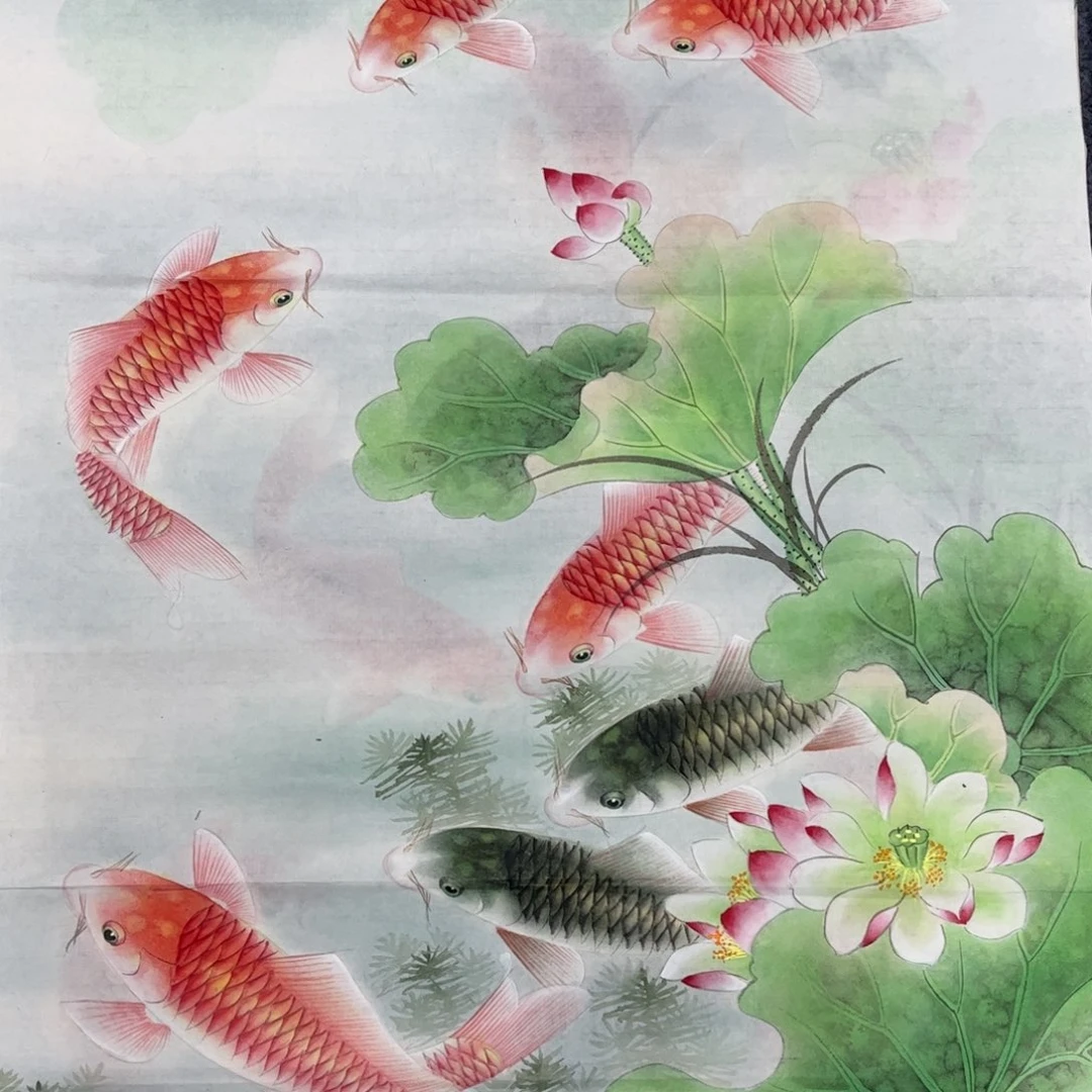 国画国画作品老师手绘