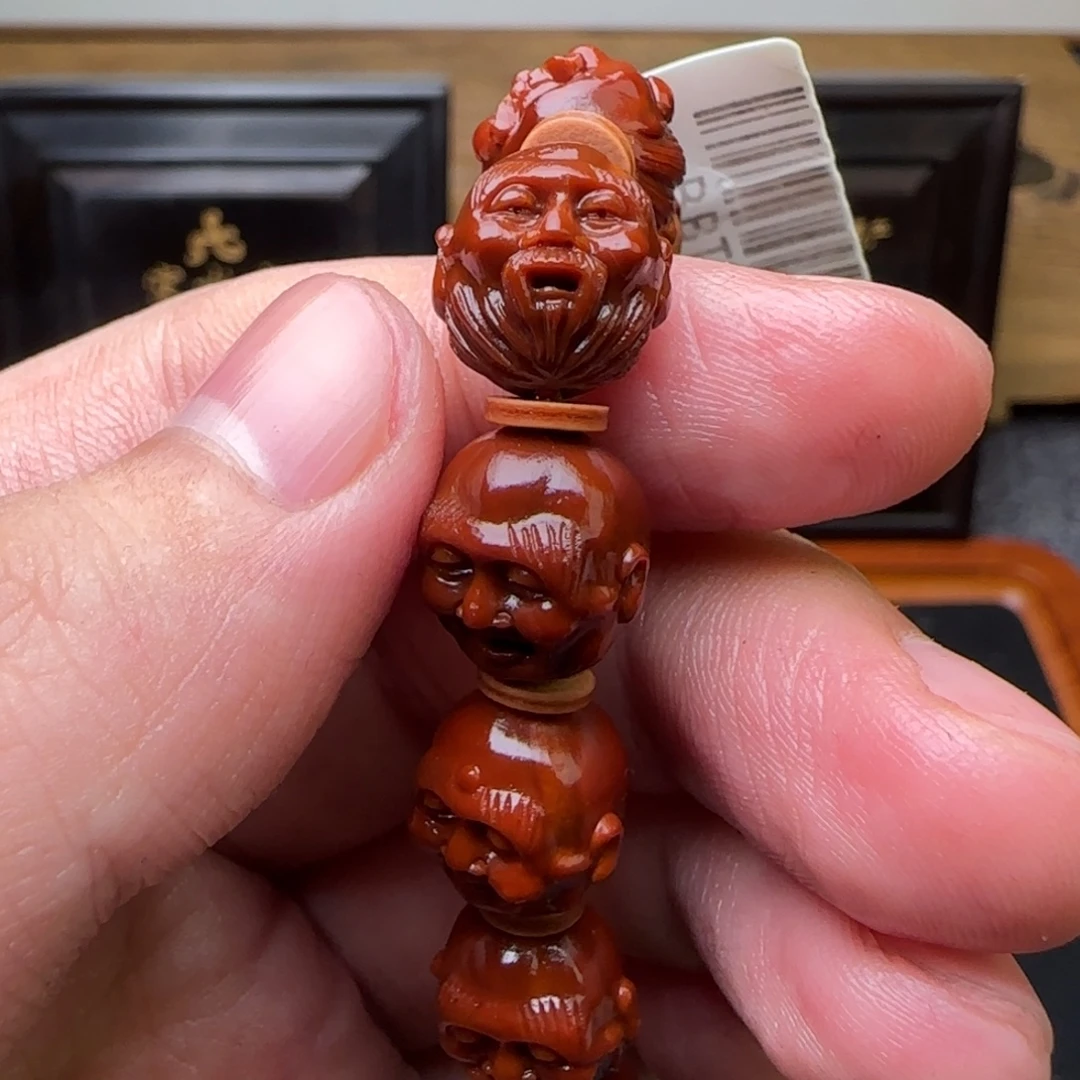 橄榄核吊坠十八罗汉