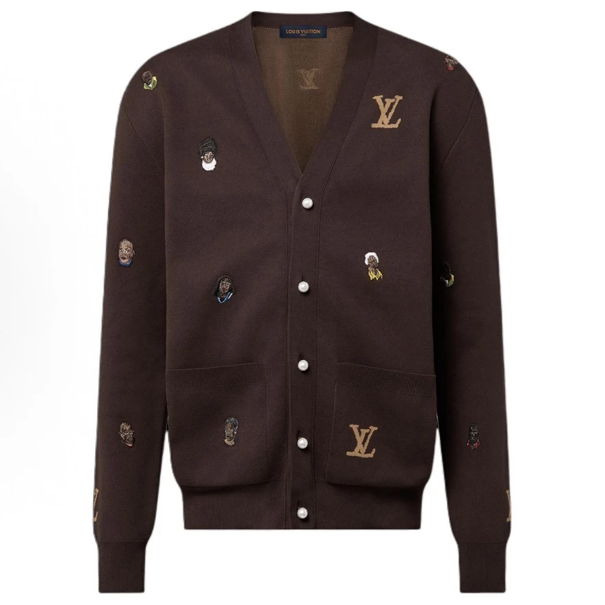 未使用 LouisVuitton/路易威登 ss24 菲董针织衫 L码 md1498