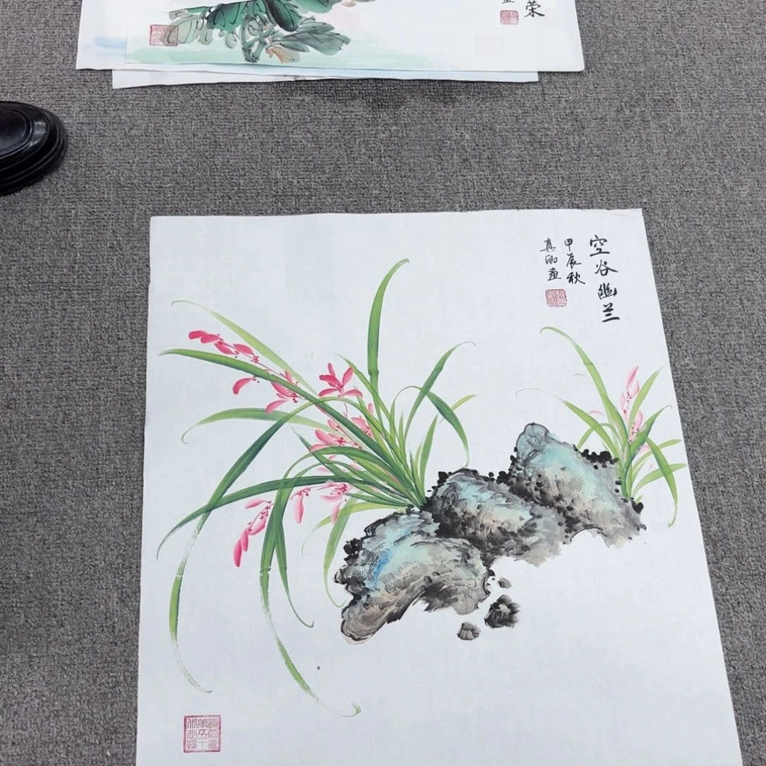 国画国画作品多次