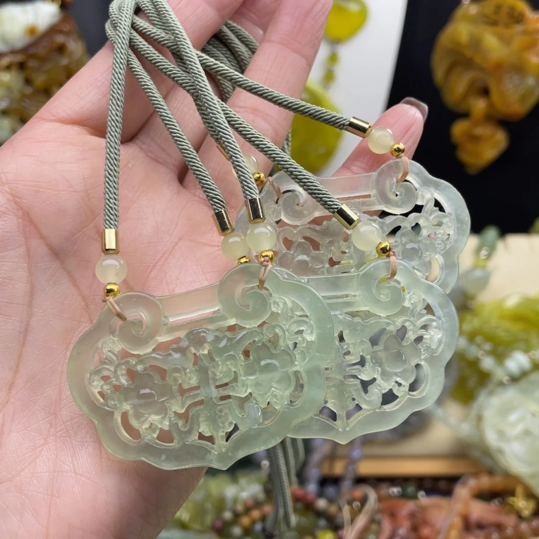 未镶嵌岫玉项链888