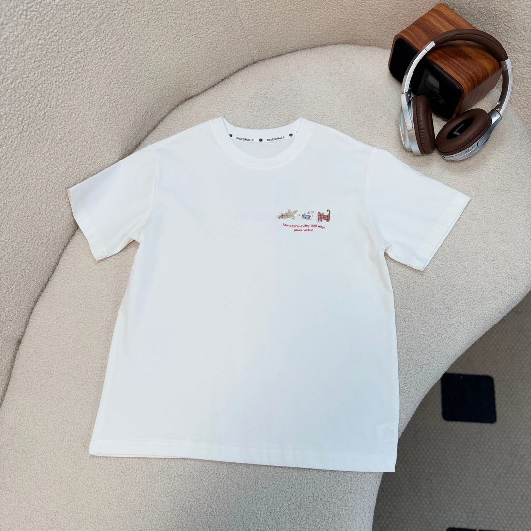 【2025夏款新品】青少年休闲百搭时尚圆领休闲短袖T桖HWX003