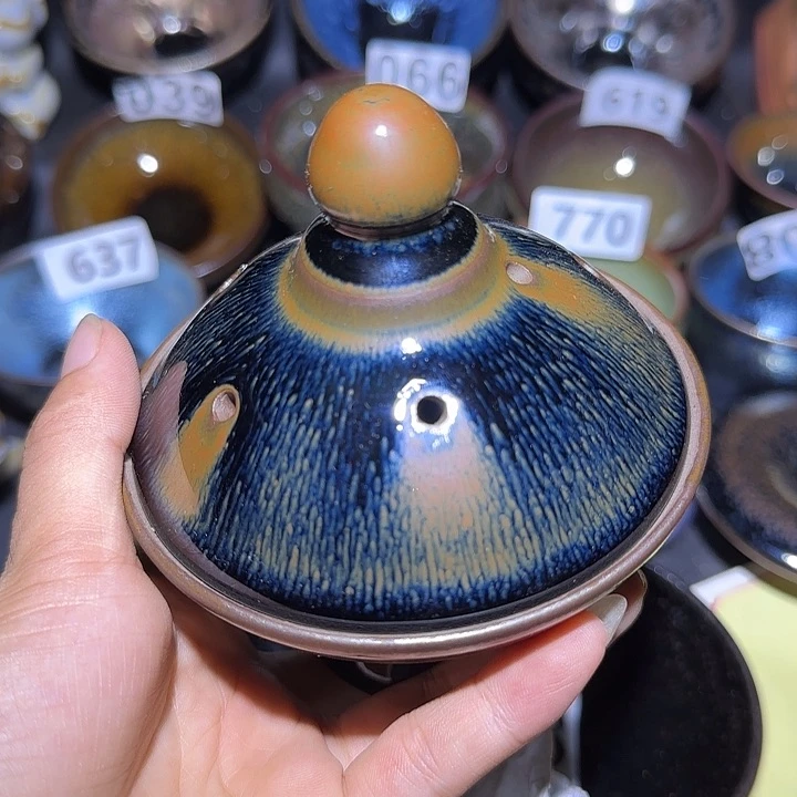 K***e茶盏福建盏茶器香炉