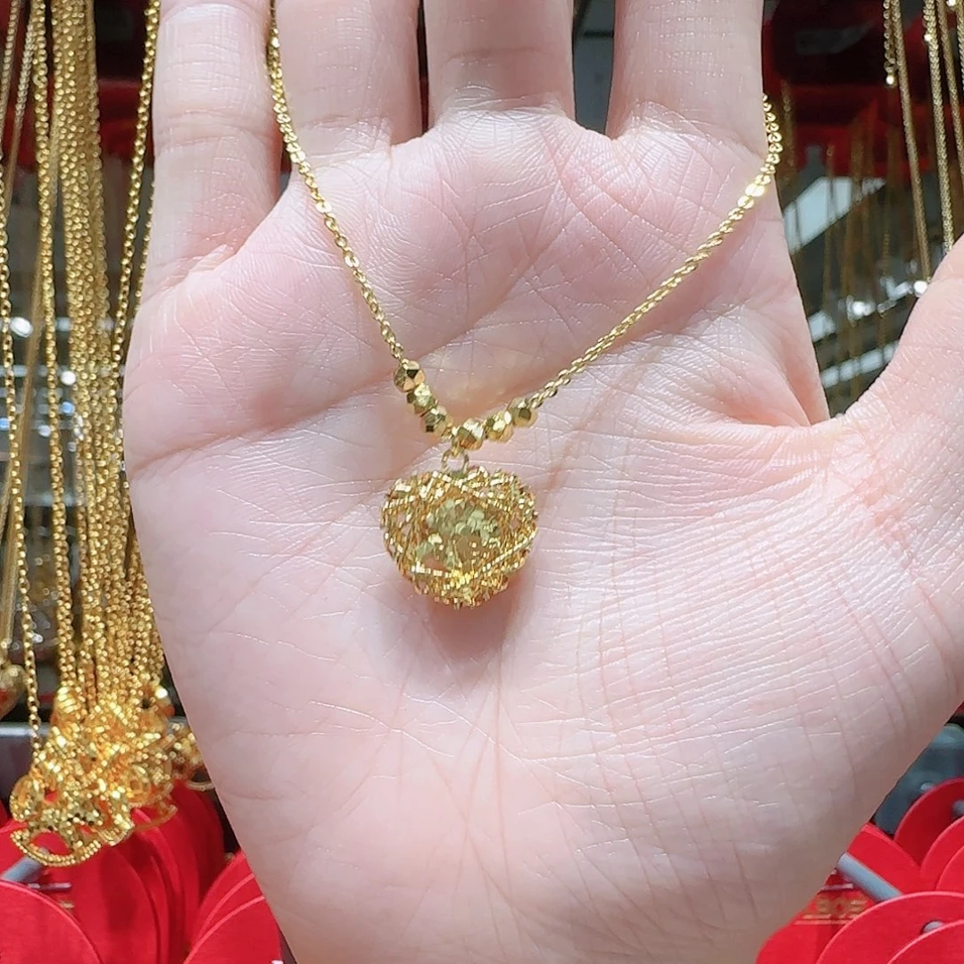 锆石铜合金925银项链