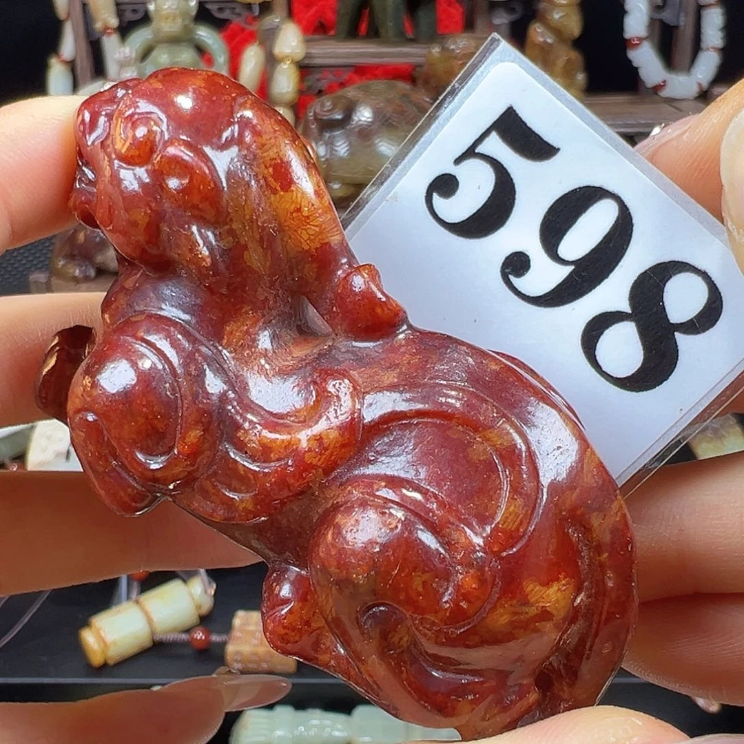 浪***子和田玉未镶嵌挂件