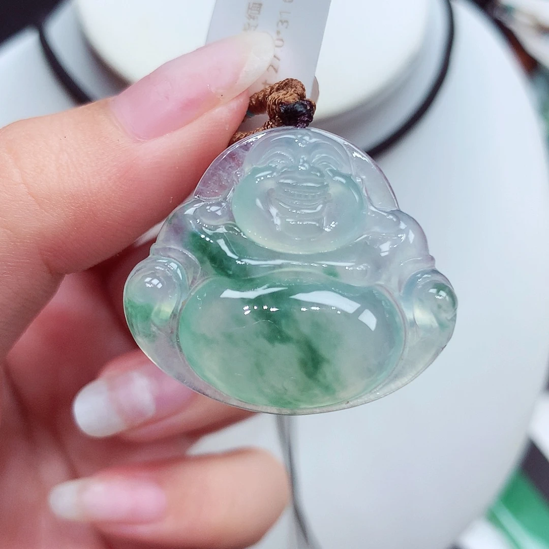 颈饰未镶嵌翡翠翡翠77，27/31/6.2