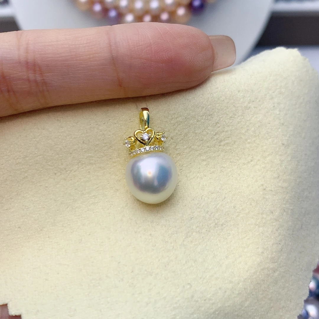 海水珍珠银S925镶嵌颈饰W61