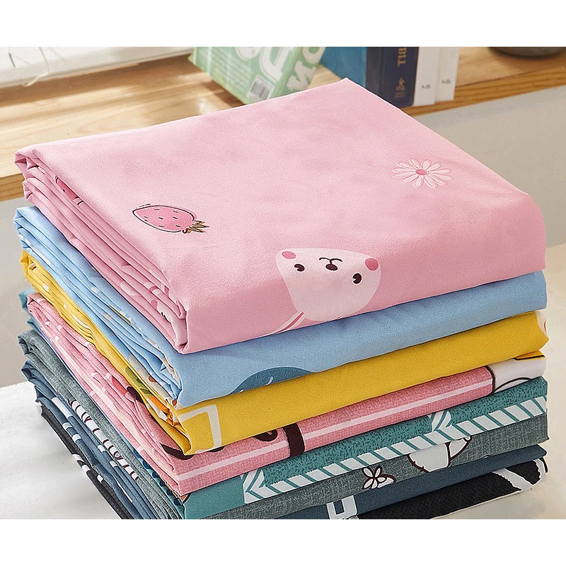 双人床家用床单单件 学生宿舍被单1.0米磨毛炕单女水洗棉被单