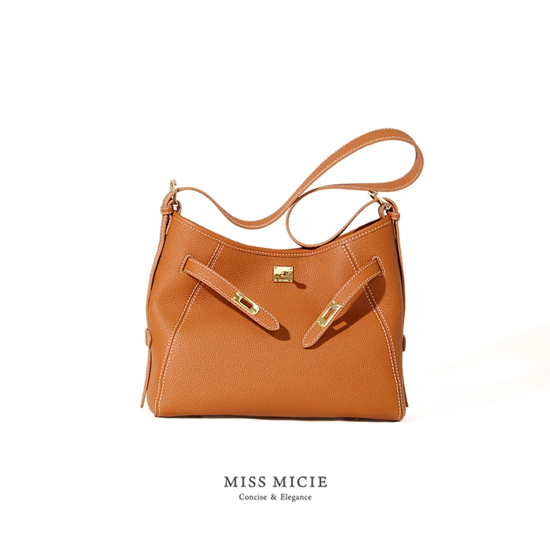 【micie美熙】RIBBON设计师系列-2025新款简约HOBO斜挎时尚单肩包