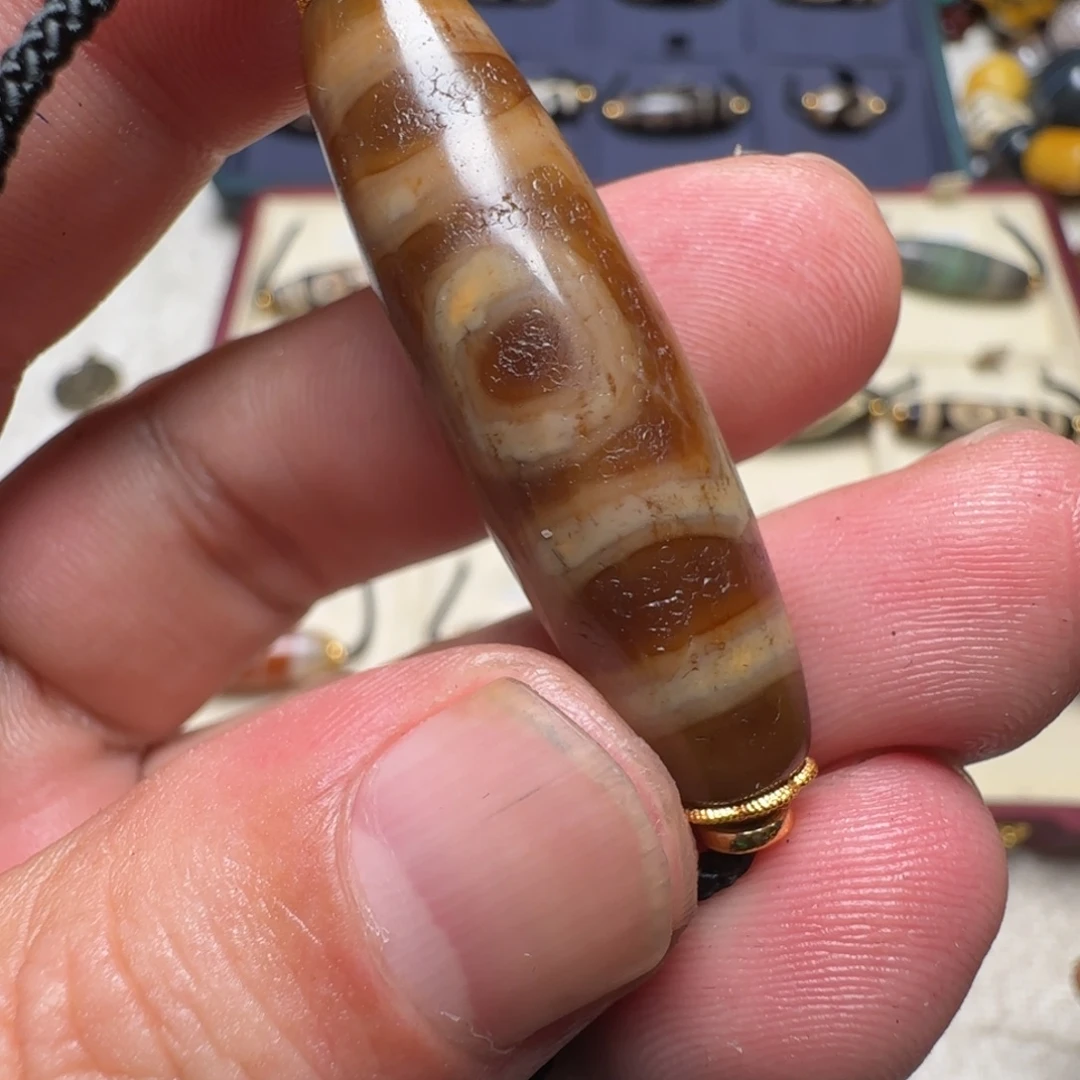 玛瑙/玉髓合金藏地回流。 老台珠。