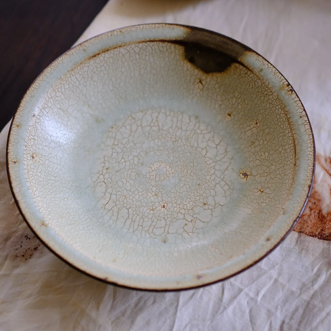 小喜宅 落苏斗笠壶承（直径约16.5cm）