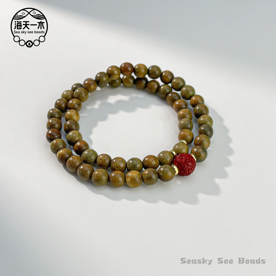 檀木双檀映翠双圈6mm  FMS-A54