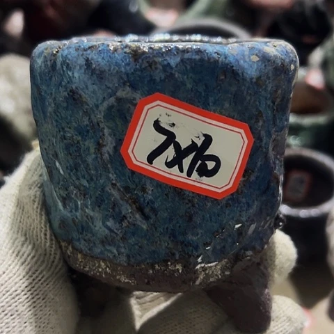 红陶粗陶花盆手工