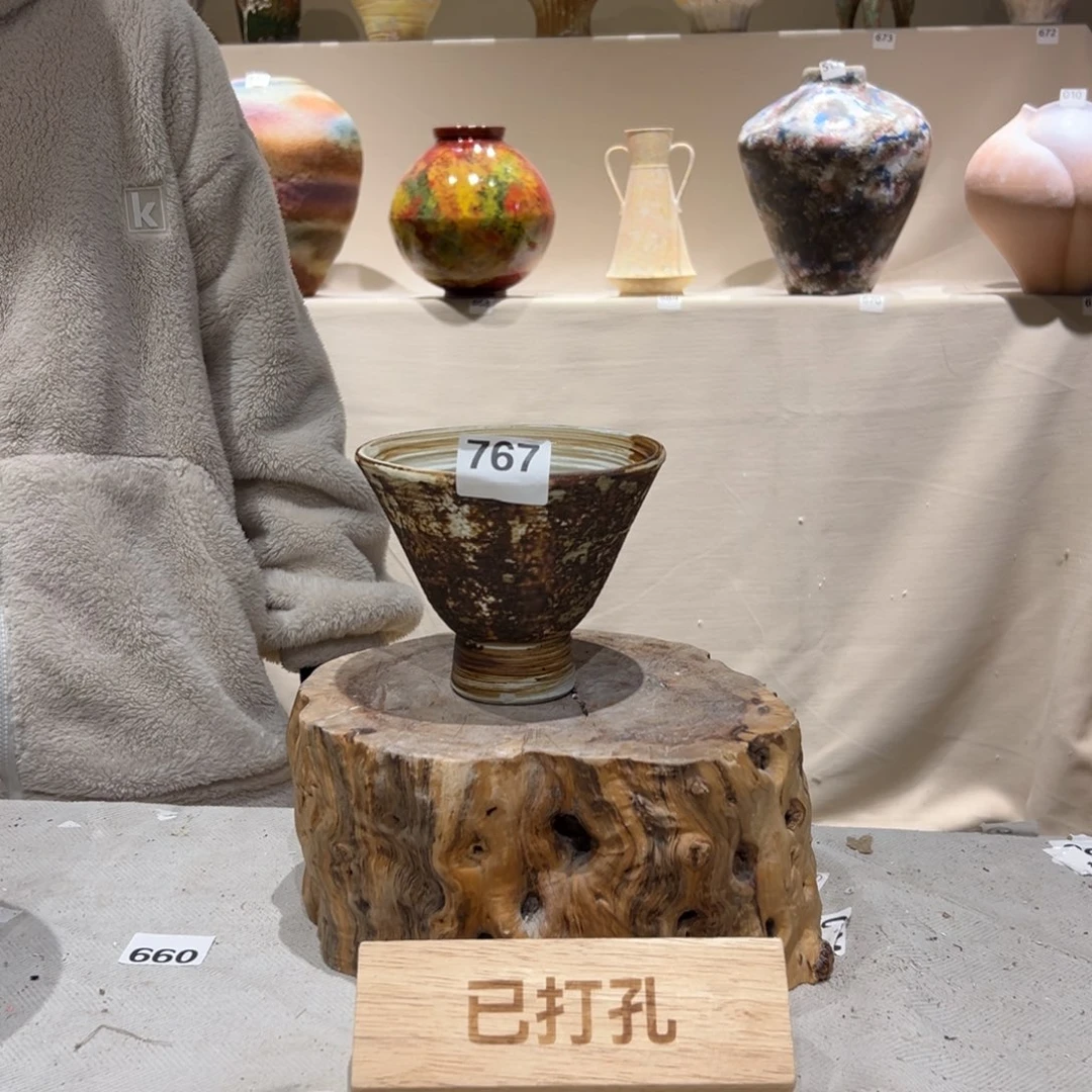 景德镇高温陶瓷767挂亲密度花瓶摆件花瓶