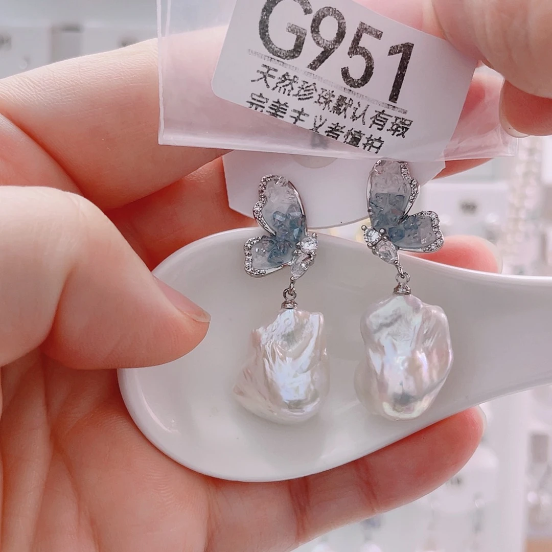 颈饰未镶嵌淡水珍珠青*