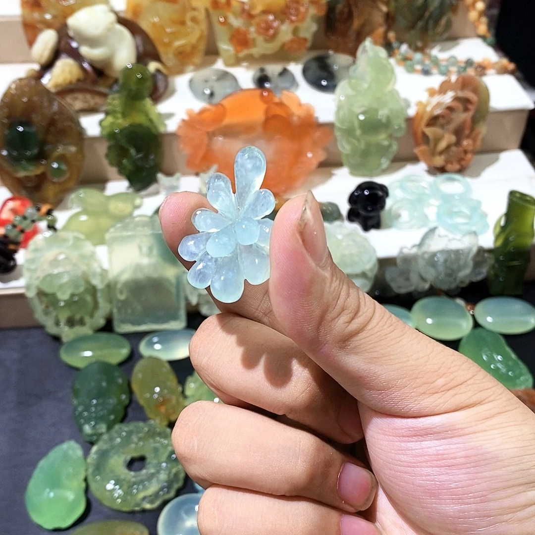 合金蛇纹石玉颈饰