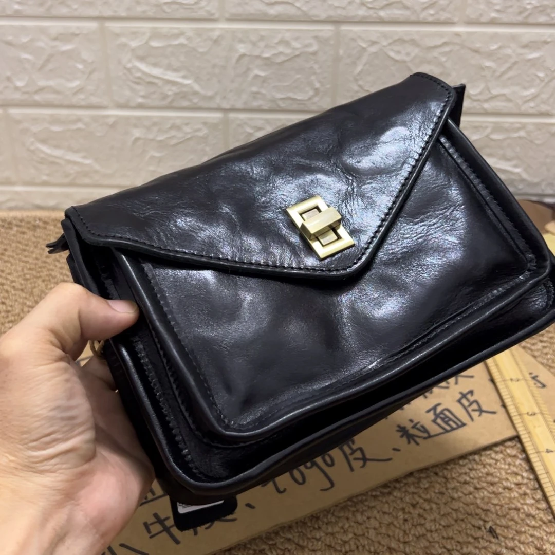 【闪购商品】头层牛皮黑色