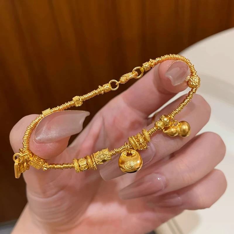 钛钢手链 小胖福葫芦平安喜乐时尚百搭手链