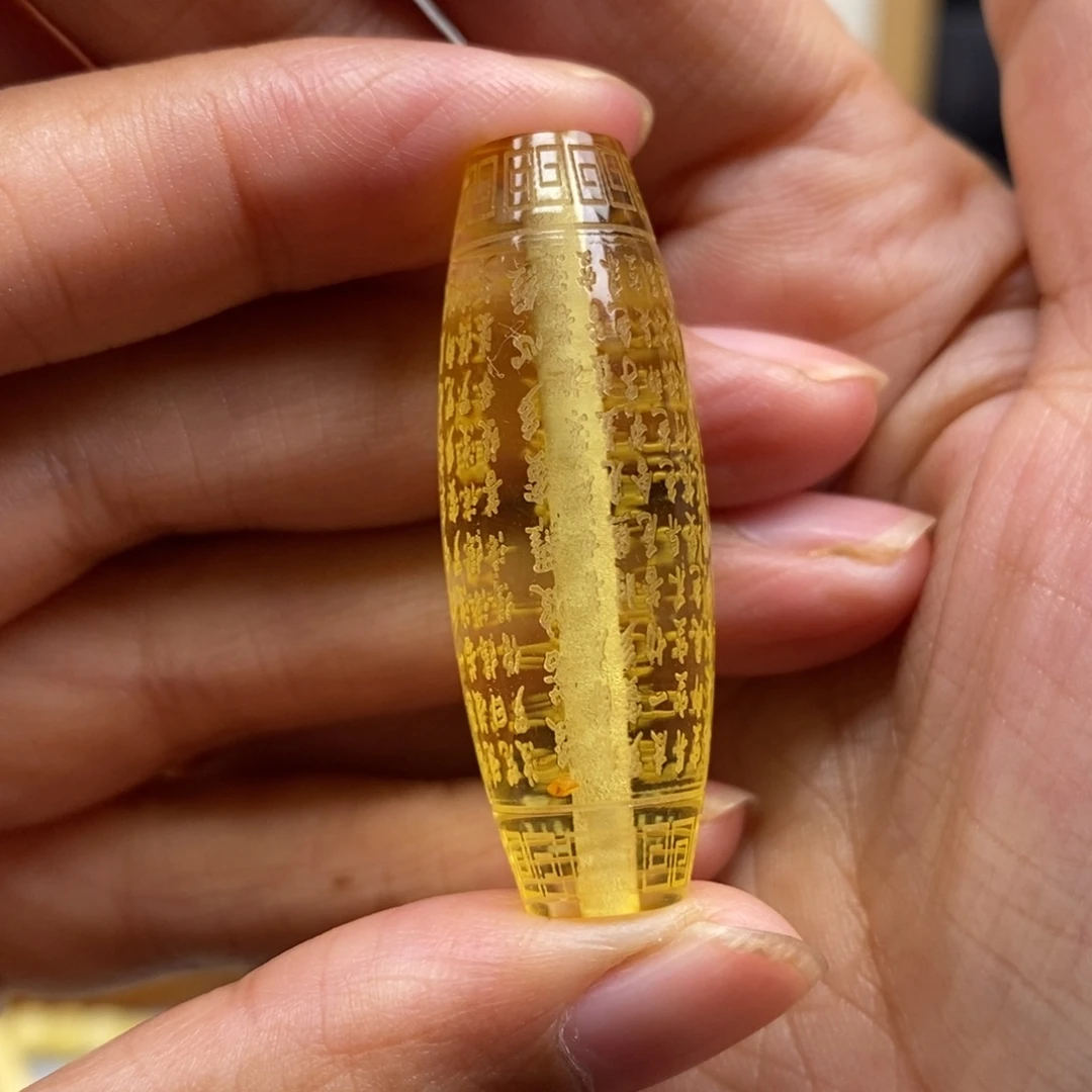 琥珀未镶嵌裸石蜜蜡天柱