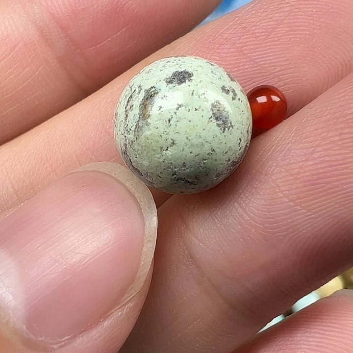 南红玛瑙未镶嵌配饰卡12.1微瑕