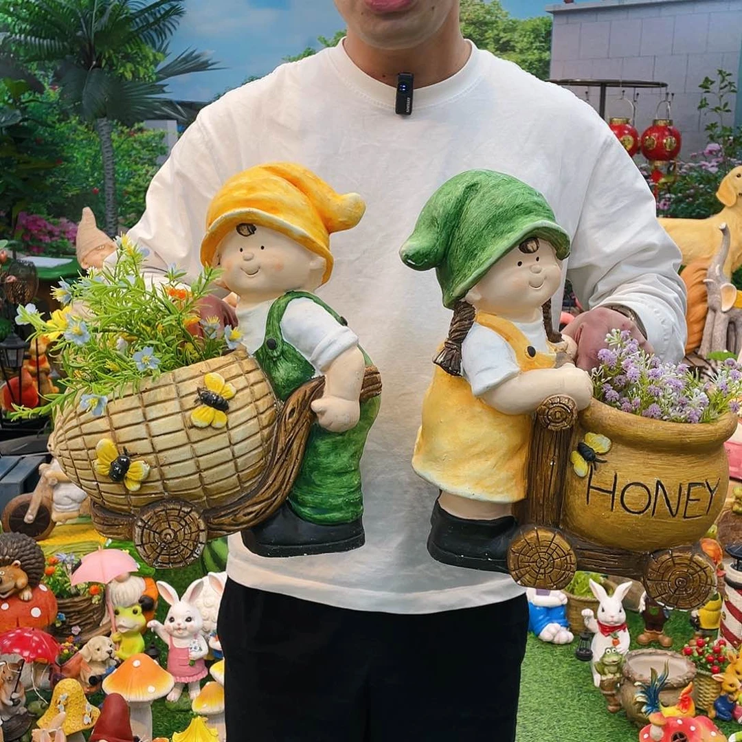 红陶花园庭院摆件&002&