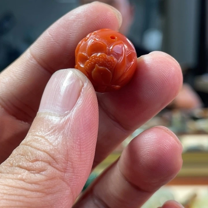 颈饰未镶嵌南红玛瑙