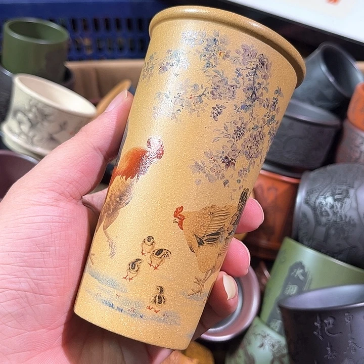 茶杯紫砂全手工紫砂 主人杯