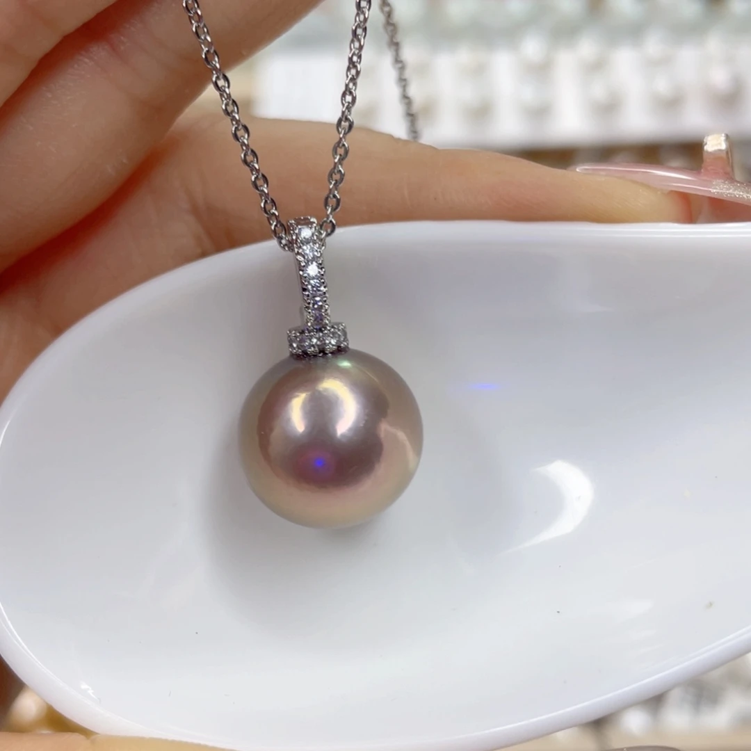 淡水珍珠未镶嵌吊坠(赠链)