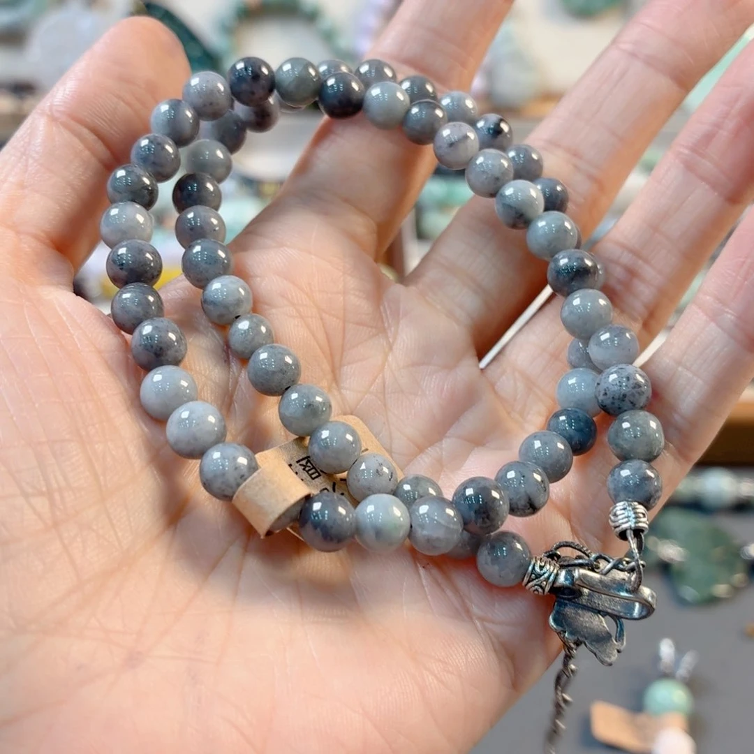 翡翠未镶嵌颈饰手串