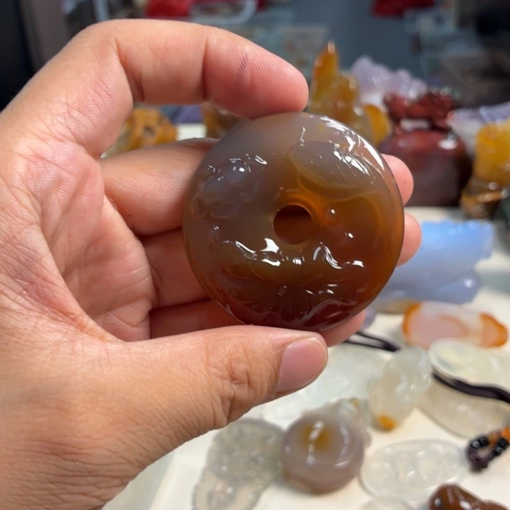 未镶嵌吊坠(不含链)玛瑙/玉髓