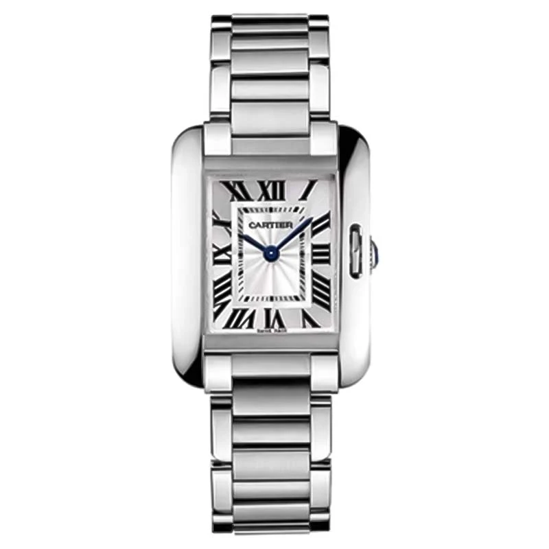 95新 Cartier/卡地亚 坦克/石英/30.2 x 22.7mm方形女表W5310022