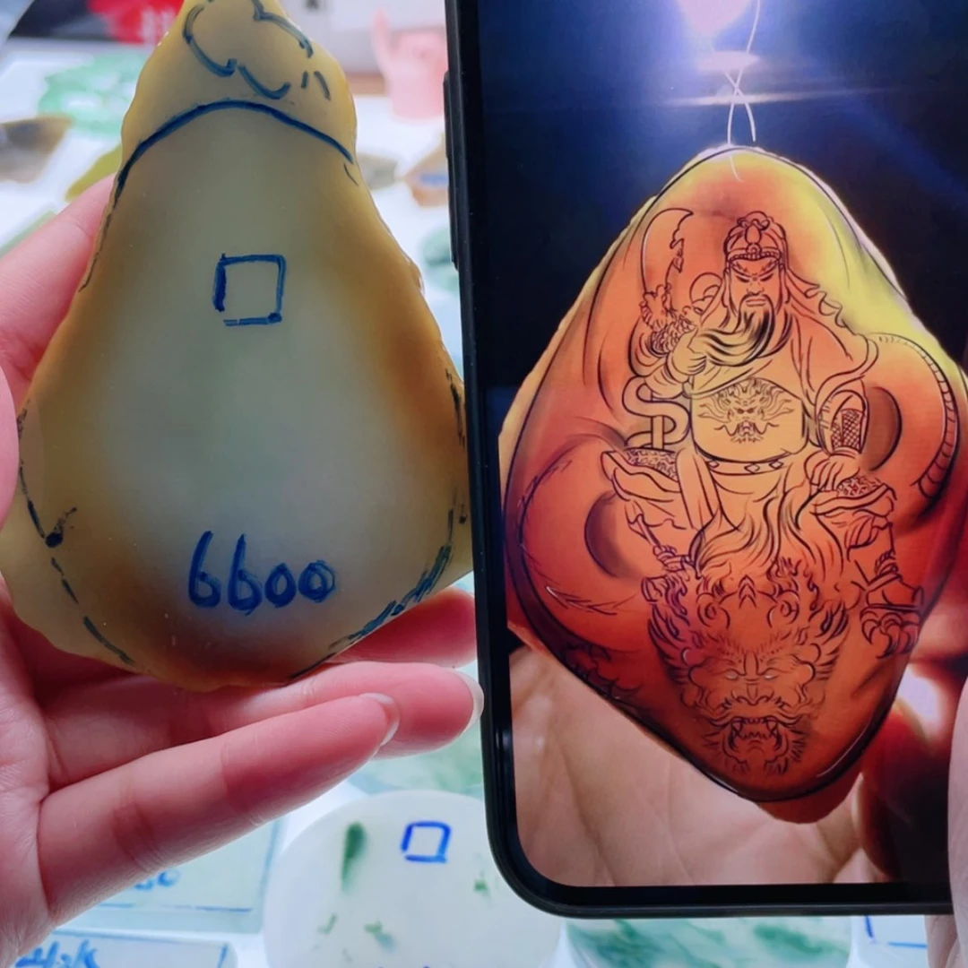 【闪购商品】未镶嵌定制翡翠天然翡翠包工