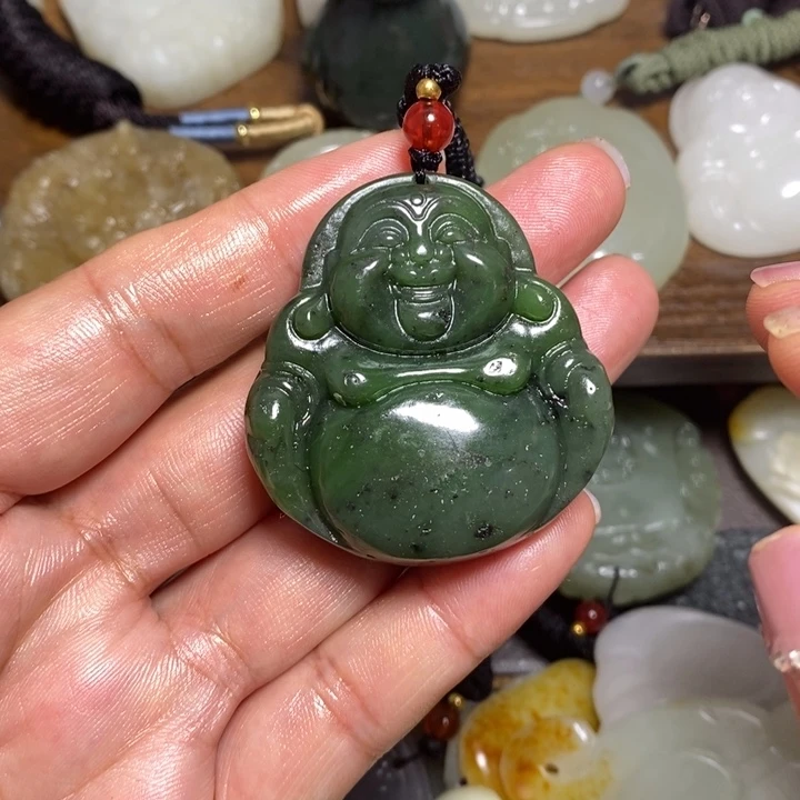 和田玉未镶嵌车挂