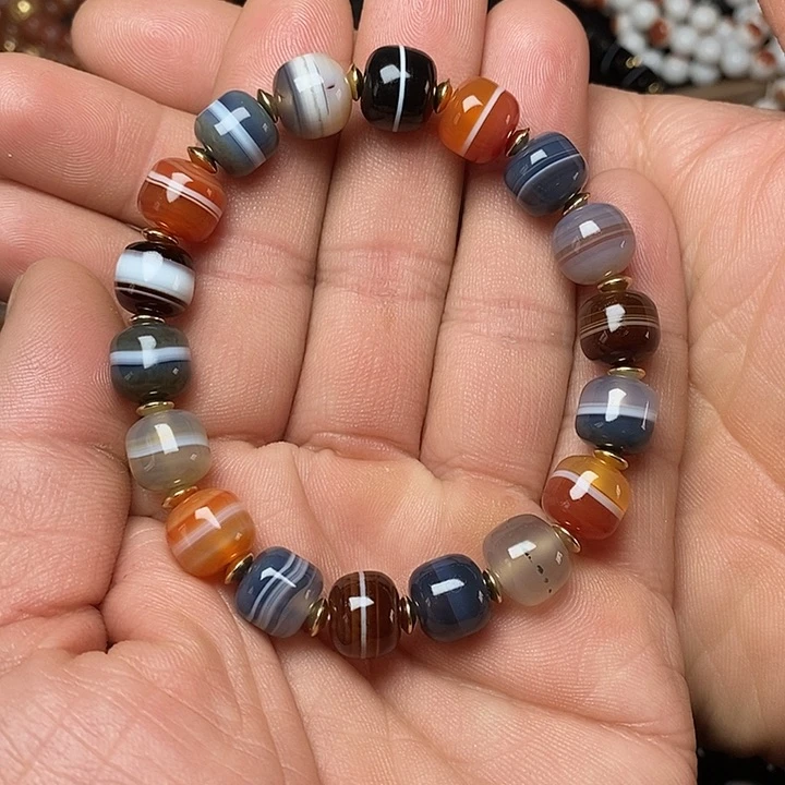 玛瑙/玉髓手链未镶嵌