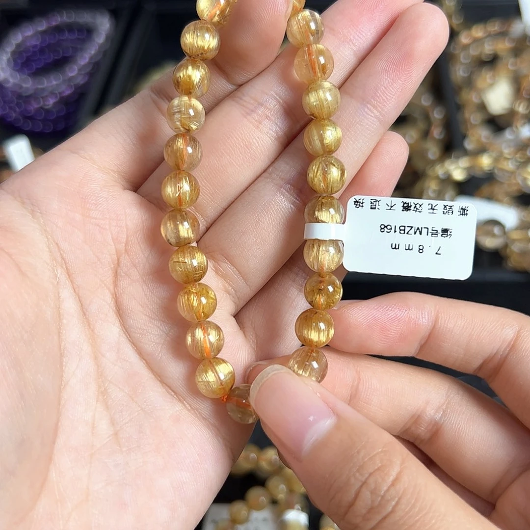 未镶嵌手链水晶天然钛晶