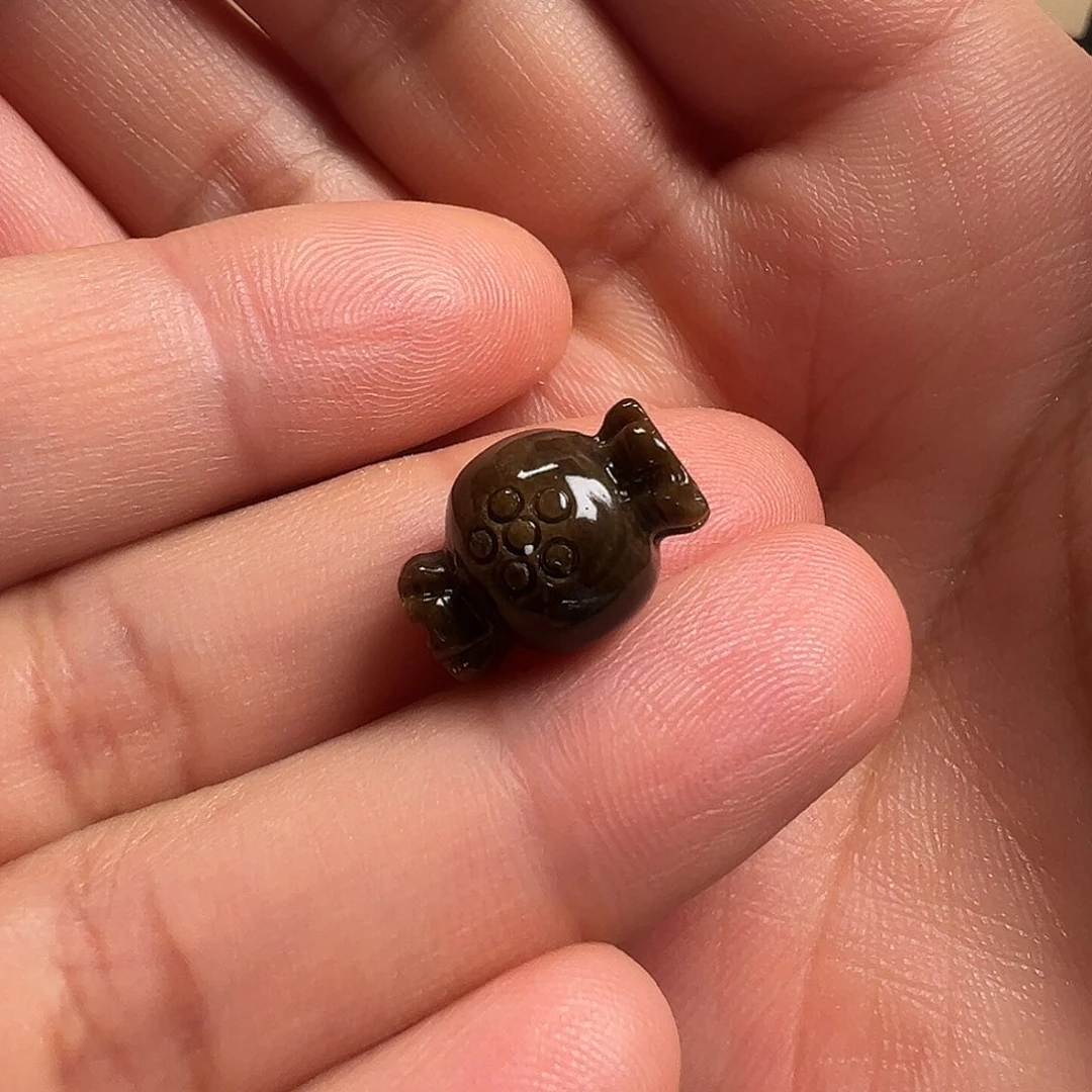 琥珀（根珀）颈饰未镶嵌糖果