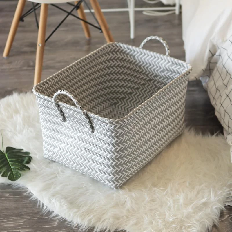 脏衣篮家用玩具零食杂物收纳北欧可折叠水洗整理筐大号收纳手工编