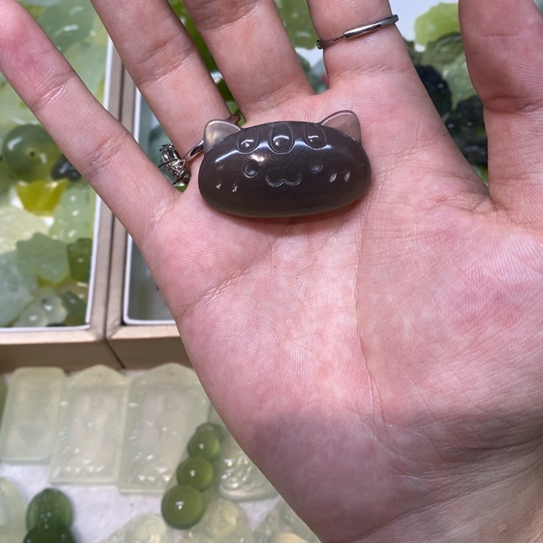 岫玉未镶嵌吊坠(不含链)