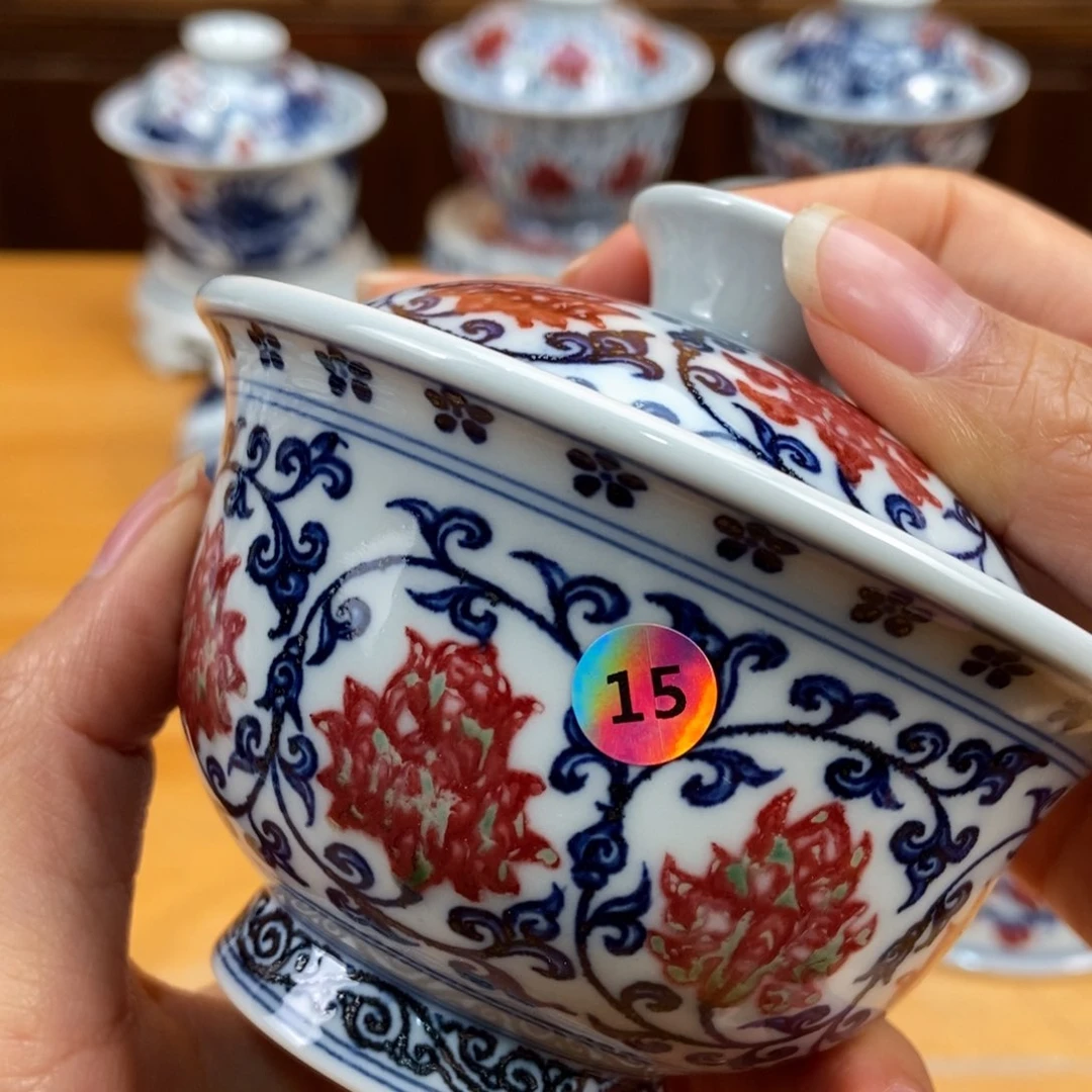 手绘现代茶具非古董