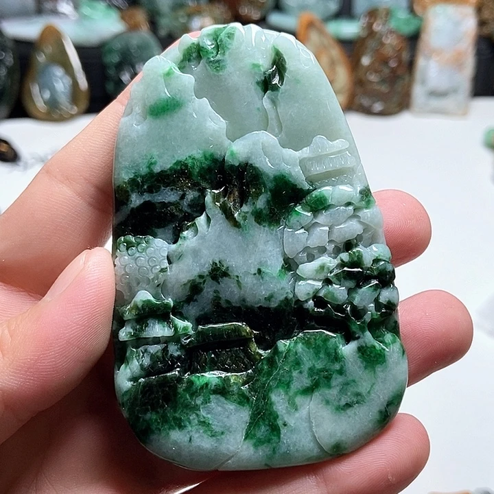 翡翠未镶嵌颈饰翡翠a货