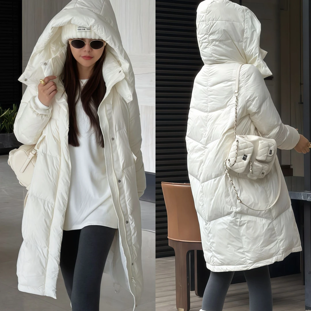 中长款2025年冬季新款保暖休闲时尚韩羽绒服80574
