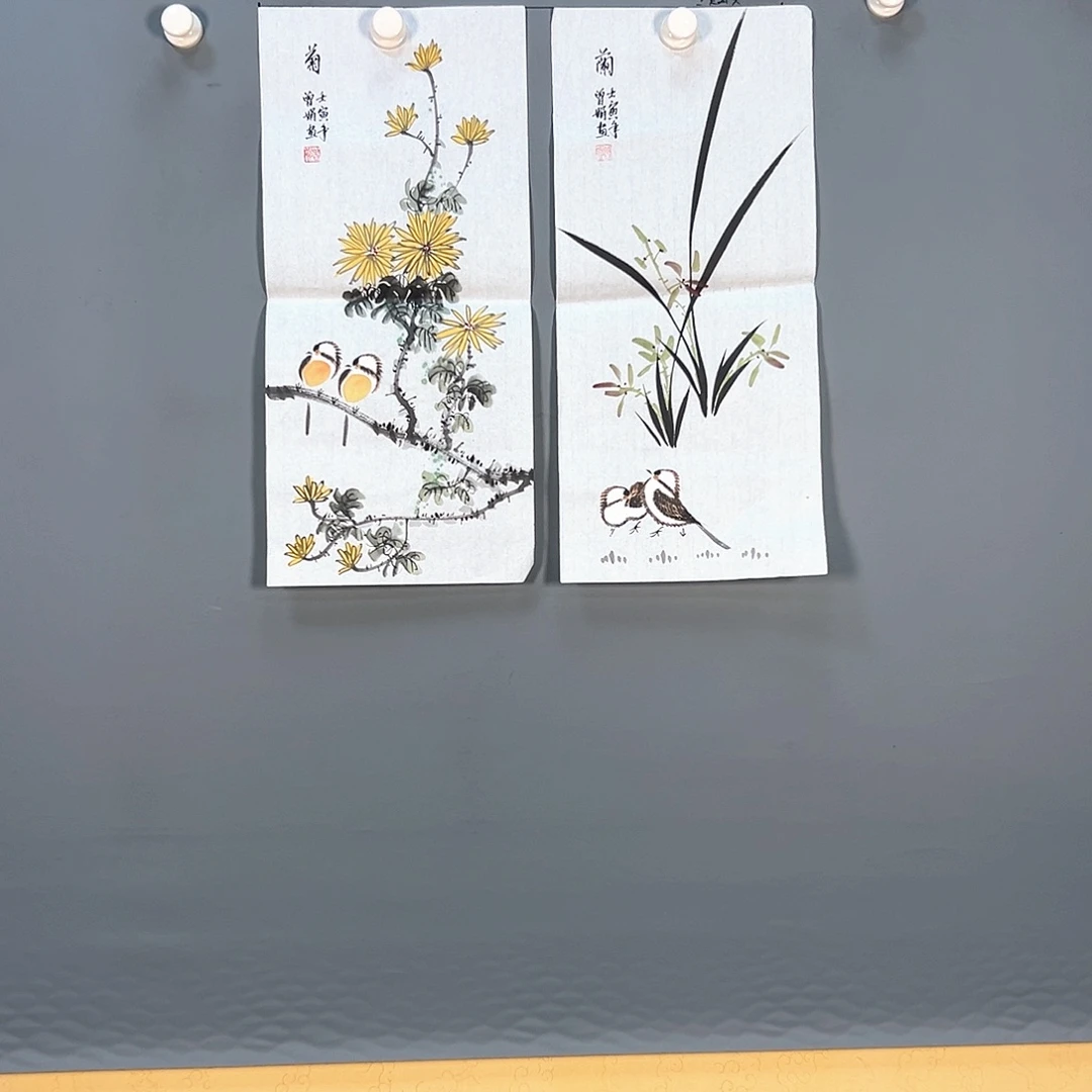 国画475 花鸟和蝴蝶在这里