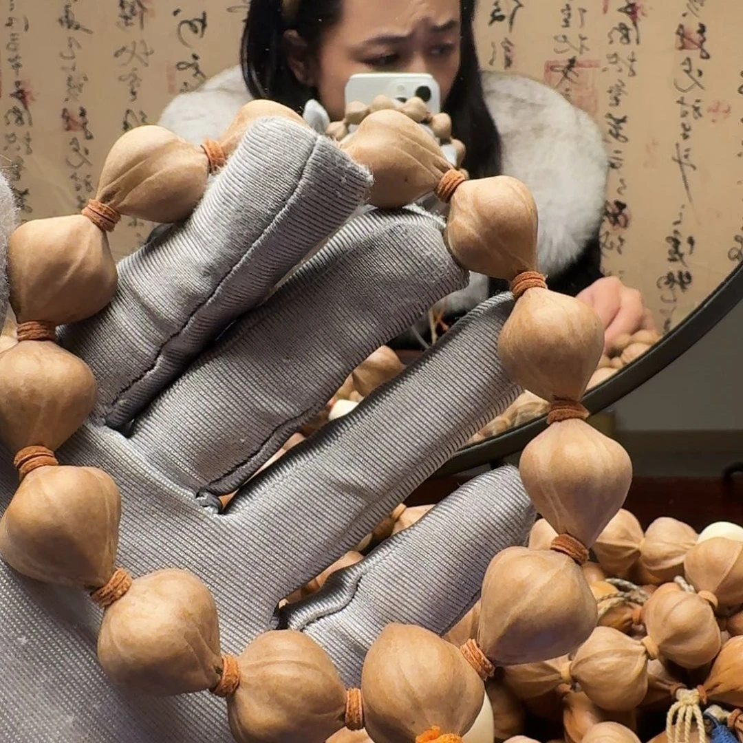橄榄核手串蒜头核