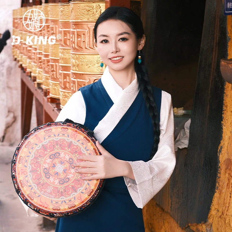 （翠翠专属）九姑娘非洲鼓新款11寸六字真言非洲鼓