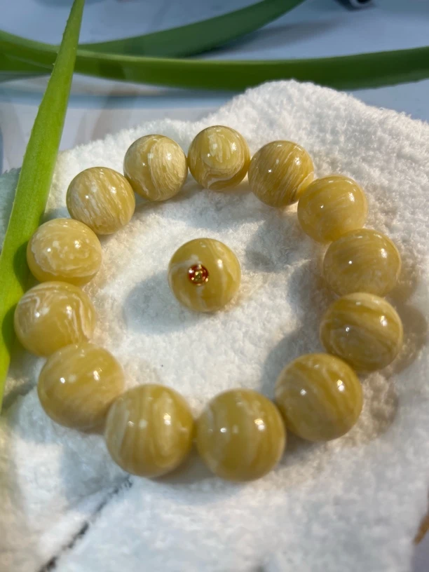 『鼎墨严选』尺寸1.6正圆手串-千层雪高级花梨-带标单珠