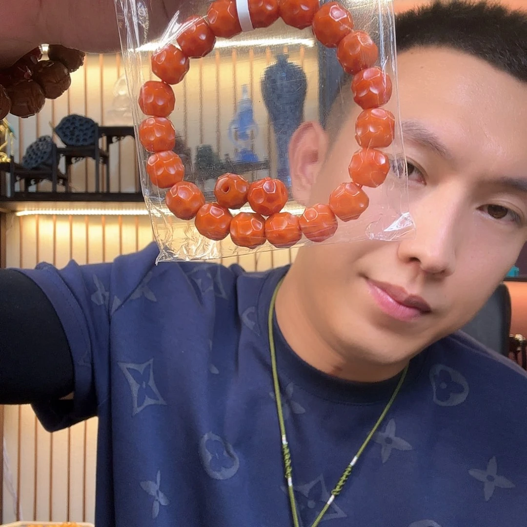 南红玛瑙合金戒指