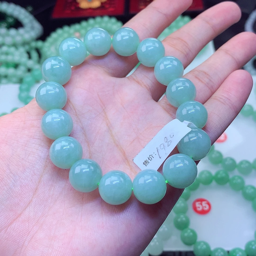 翡翠未镶嵌毛衣链