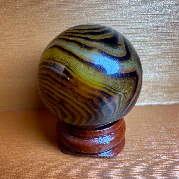 天然全抛玛瑙水晶球 随机发货