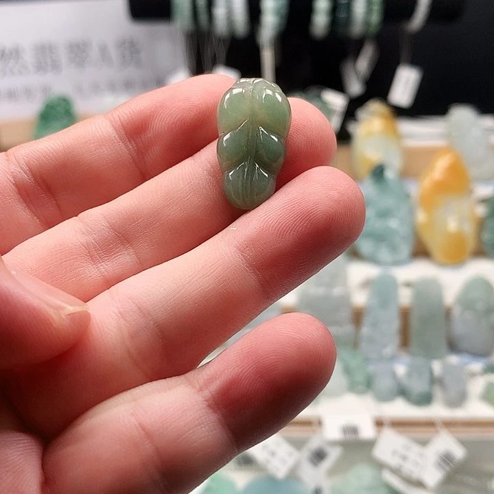 吊坠(不含链)未镶嵌翡翠131叶子